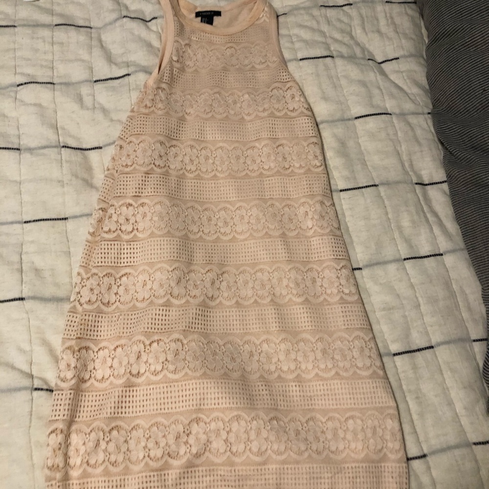 Peach bodycon dress
